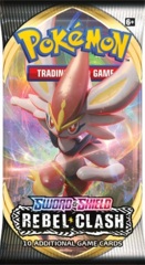 Pokemon SWSH2 Rebel Clash Booster Pack -- RANDOM PACK ART